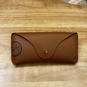 Ray Ban Brown Sunglasses Case w/ Dust Cloth